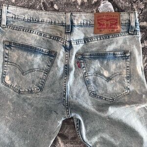 Levi's Faded Blue Denim Jeans